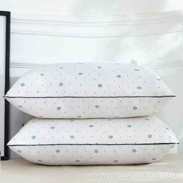 Skin-friendly quilted embroidered pillow